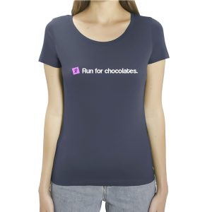 T-shirt running femme chocolate